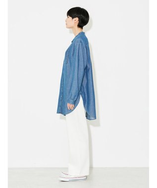 AMERICAN HOLIC デニムブザムバックボタンチュニック Indigo