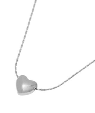 AMERICAN HOLIC ステンレス　シンプルハートネックレス Silver