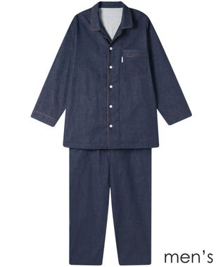 ワコール／睡眠科学 メンズ パジャマ 長袖 長ズボン 綿100%(本体) 二重ガーゼ YGX519 睡眠科学／ワコール