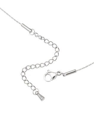 AMERICAN HOLIC ステンレス　シンプルハートネックレス Silver