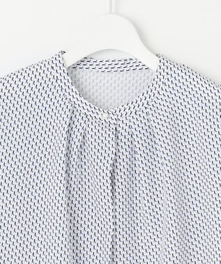 J.PRESS LADIES S 幾何プリント カットソー ブルー系5