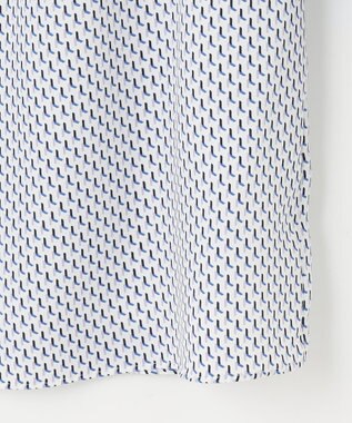 J.PRESS LADIES S 幾何プリント カットソー ブルー系5