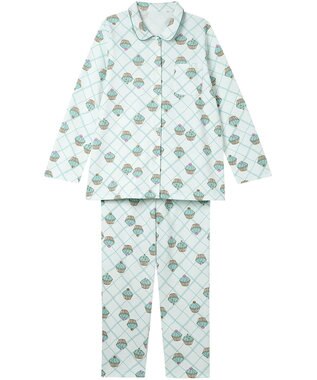 Wing パジャマ 綿100%(本体肌側) あったか 3Lまで対応 大きいサイズ 長袖 長ズボン 冬 レディース EP6020 ウイング／ワコール