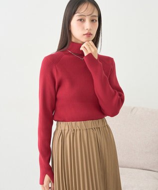 earth music&ecology 【イージーケア】【洗濯機洗い可】レンチング(TM)エコヴェロ(TM)(リブタートル)