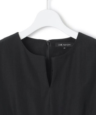 23区 S 【APPLAUDIR】ジャカードコンビ ドレス ブラック系