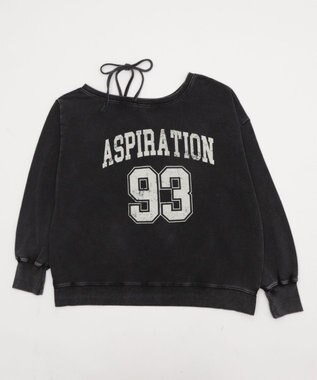 WEGO 【25年秋冬新作】2WAYグラフィックワンショルBIGスウェット 柄1