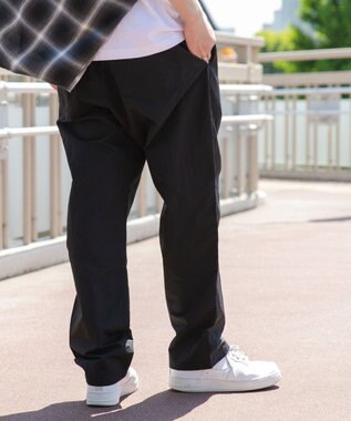 WEGO ナイロンイージーパンツ ブラック