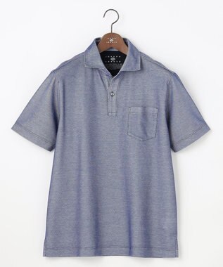 JOSEPH ABBOUD 【日本素材・オーガニックコットン使用】オーガニックコットンクールビズ ポロ ダルブルー系7