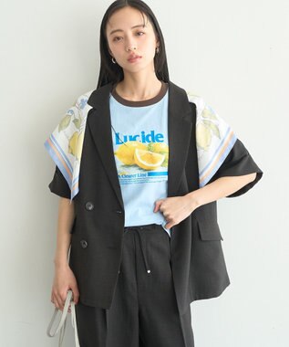 earth music&ecology 【セットアップ対応】リネンライクダブルジャケット