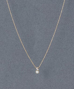 Phoebe 〈金属アレルギー対応〉パールブルームネックレス　小粒パール ホワイト