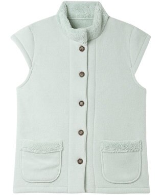 Wing ベスト フリース素材 あったか 冬 3分袖 レディース EX2071 ウイング／ワコール メロン