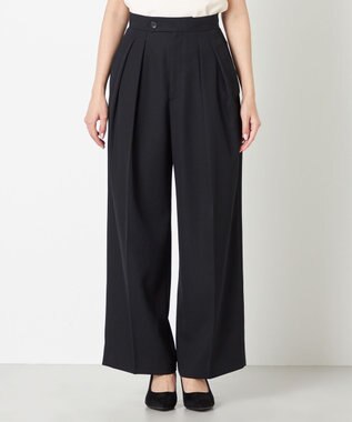 NAVE 【Nave】ウールポリエステルツイル パンツ ブラック系