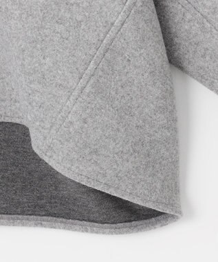 #Newans 【洗濯機可能/セットアップ】コクーンシルエットエアリープルオーバー トップグレー