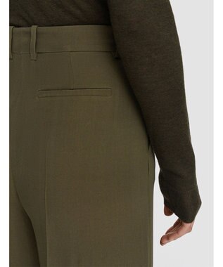 JOSEPH ヘビーシルククレープ　ワイドトラウザーズ Hass Avocado