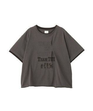 AMERICAN HOLIC 【TOY STORY】リメイク風グラフィックTシャツ Charcoal Gray