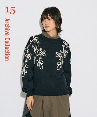 YECCA VECCA 【archive】コード刺繍ニット