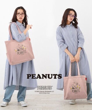 ROOTOTE 8310【スヌーピー】IP.ミディアムボックス.ピーナッツ-8C 04：サクラ