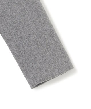 ICB ウールカシミヤメルトン チェスターコート グレー系