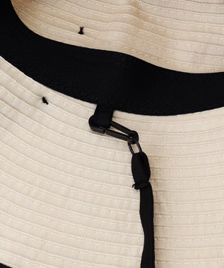 ANY SIS グログランリボン ハット ライトベージュ