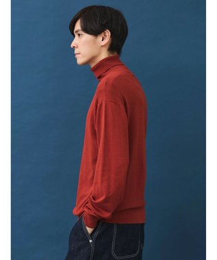 CRAFT STANDARD BOUTIQUE タートルネックニットプルオーバー Brick Red