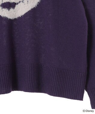 Green Parks ナイトメア／フェイスジャガードニットプルオーバー Purple