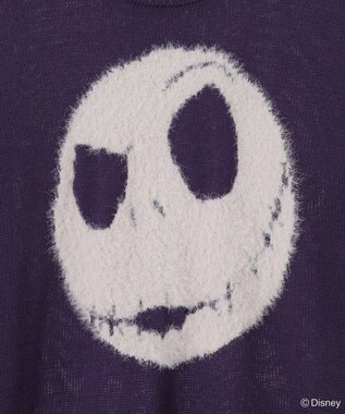 Green Parks ナイトメア／フェイスジャガードニットプルオーバー Purple