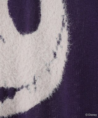 Green Parks ナイトメア／フェイスジャガードニットプルオーバー Purple