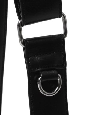 WEGO ポーチ付きランダムポケットデザインショルダー ブラック