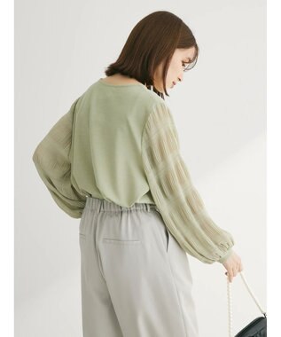 Green Parks マジョリカスリーブカットプルオーバー Mint