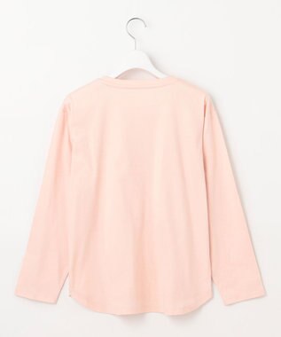 Feroux 【洗える】プリントＴシャツ ピンク系