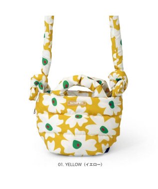 ROOTOTE 0697【弾む軽さフェザールー】FE.べビール―.フラワーRTG-A 01：イエロー