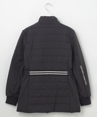 23区GOLF 【WOMEN】ミドル丈 中綿ブルゾン ブラック系