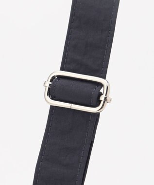 LA BAGAGERIE 【MONICA】クリンクルナイロン　ドロストショルダーバッグ ネイビー