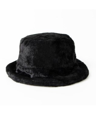 UNBILLION カシュネ cache nez / フェイクファーバケットハット ブラック