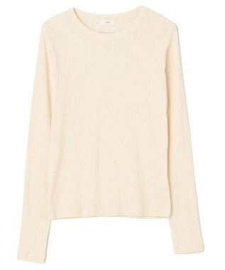 NAVE 【Nave・洗える】ガーゼフライス ロングスリーブ アイボリー系