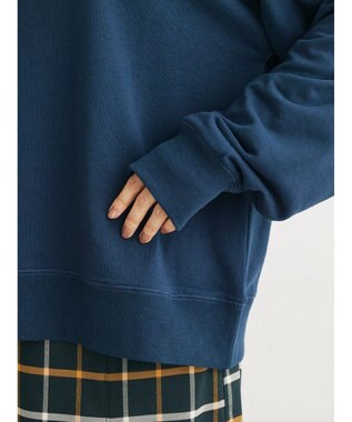 Green Parks アソートロゴ裏毛プルオーバー Navy