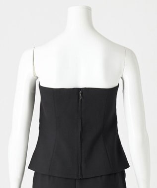 23区 S 【エステータ】ウールダブルクロス ビスチェ ブラック系