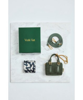 style code 【VerdeVari/ヴェルデヴァリ】TINYボストンバッグ（BOX付） ダークグリーン