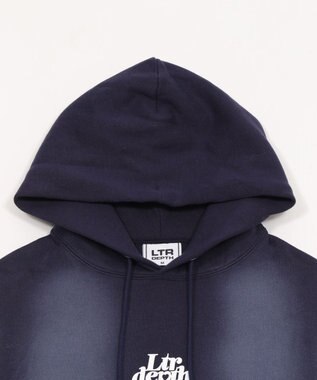 WEGO 【ユニセックス着用ITEM】ハートモチーフプルパーカー ネイビー