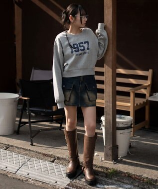 WEGO 裏起毛グラフィックスウェット 柄8