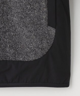 23区GOLF 【MEN】【ウォッシャブル】ボアコンビブルゾン ブラック系