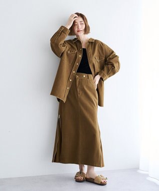YECCA VECCA コインフリンジオーバージャケット Camel