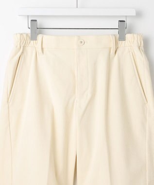 23区GOLF 【MEN】トリコットコーデュロイストレッチショートパンツ アイボリー系