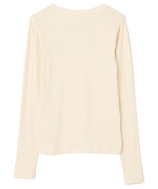 NAVE 【Nave・洗える】ガーゼフライス ロングスリーブ アイボリー系