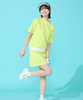 FILA GOLF／marie claire 【FILA GOLF】 ダンボールニットスカート イエロー