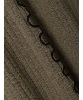 Green Parks ■ＥＳＣＡＲ　メローキリカエニットワンピース Gray