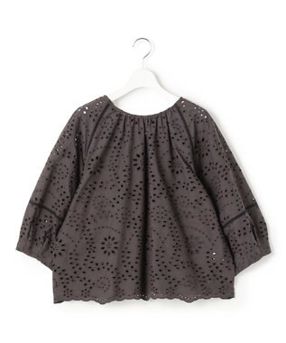 23区 【先行予約】カットワークエンブロイダリー 2WAYブラウス