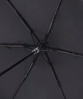 MOONBAT 【遮光率100％/遮熱/UV】LANVIN en Bleu (ランバン オン ブルー)晴雨兼用日傘 ピコレース シルバーラメ刺繍 折りたたみ傘 簡単開閉 ディープブルー