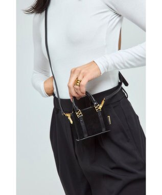 style code 【VerdeVari/ヴェルデヴァリ】TINYボストンバッグ（BOX付） ブラック