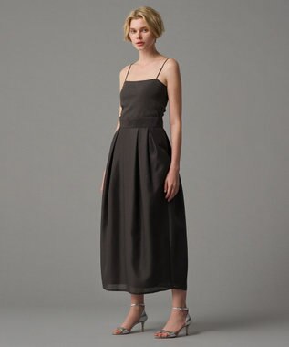 uncrave 【洗濯機洗い可】リブ カップ付き キャミソール（uncrave STANDARD） チャコールブラウン